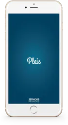Pantalla de inicio de la app móvil Pleis para la gestión del punto de venta