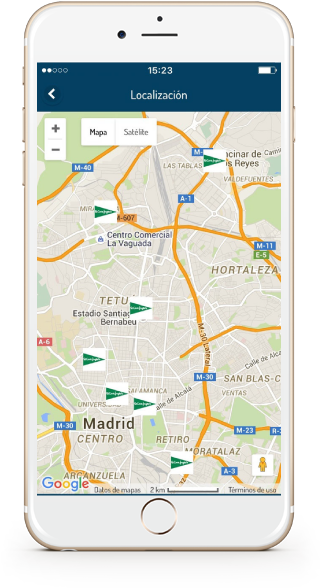 Geolocalización Pleis App